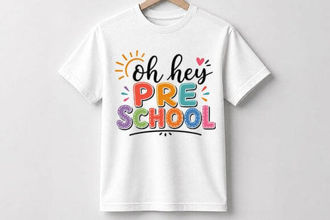 Oh Hey Preschool PNG | Back to School Digital Download SVG BillahCrafts 