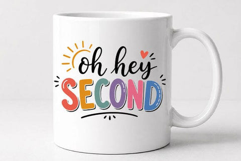 Oh Hey Second Grade PNG | Back to School Digital Download SVG BillahCrafts 