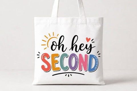 Oh Hey Second Grade PNG | Back to School Digital Download SVG BillahCrafts 