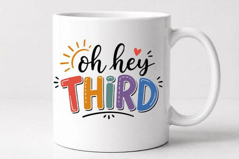 Oh Hey Third Grade PNG | Back to School Digital Download SVG BillahCrafts 