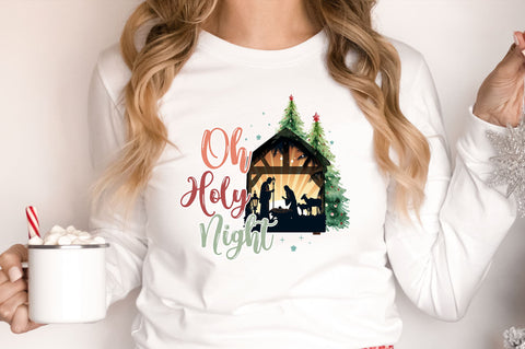 Oh holy night png design Sublimation Regulrcrative 