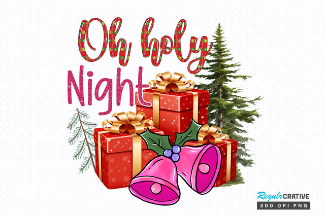 Oh holy night png design Sublimation Regulrcrative 
