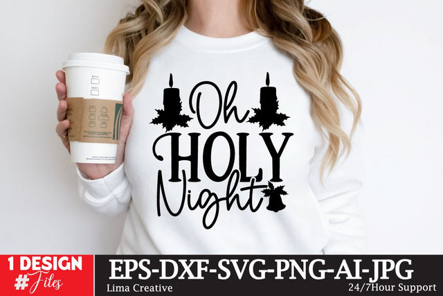 Oh Holy Night SVG Cut File SVG Insomnia Std 