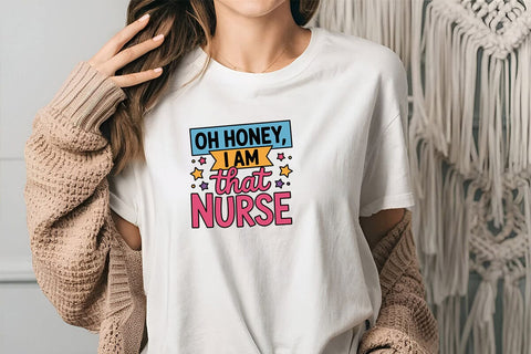 oh honey i am that nurse SVG Angelina750 