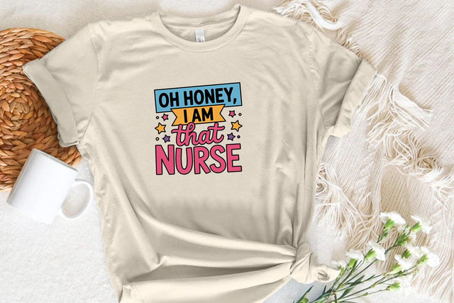 oh honey i am that nurse SVG Angelina750 