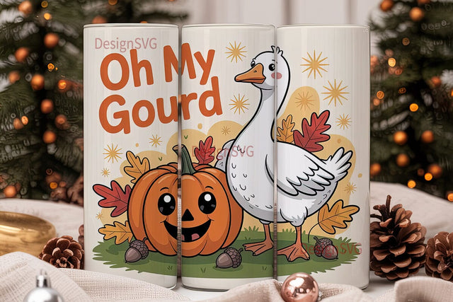 Oh My Gourd 20oz Tumbler Design Sublimation DesignSVG 