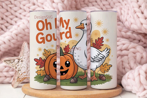 Oh My Gourd 20oz Tumbler Design Sublimation DesignSVG 