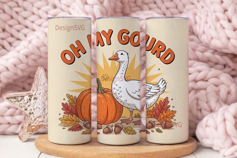 Oh My Gourd 20oz Tumbler Design Sublimation DesignSVG 