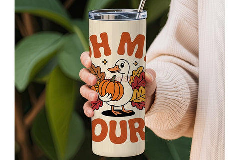 Oh My Gourd Fall 20oz Tumbler Sublimation DesignSVG 