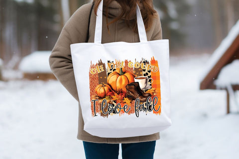 Oh my gourd i love fall PNG Design Sublimation Designangry 