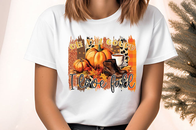 Oh my gourd i love fall PNG Design Sublimation Designangry 