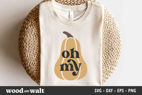 Oh My Gourd SVG | Funny Fall SVG SVG Wood And Walt 