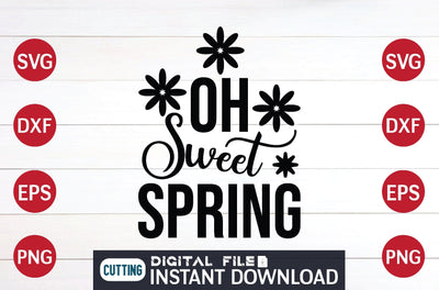 Oh sweet spring svg SVG designer krishna 