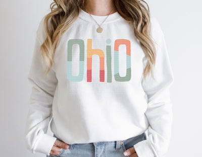 Ohio Retro Typography PNG | Vintage State Name Design | Sublimation Digital Download Sublimation Print Perfect Design Shop 