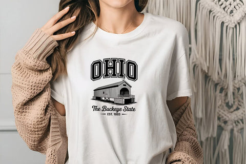 Ohio The Buckeye State Est. 1803 SVG Angelina750 