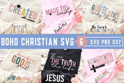 oho Christian Svg Png Bundle, Religious svg, Sleeve Sweatshirt Design Svg, Bible Verse Svg, Psalm Svg, Jesus Svg, God Svg, Faith Svg, Png SVG BB Type Studios 