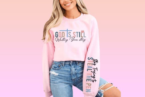 oho Christian Svg Png Bundle, Religious svg, Sleeve Sweatshirt Design Svg, Bible Verse Svg, Psalm Svg, Jesus Svg, God Svg, Faith Svg, Png SVG BB Type Studios 