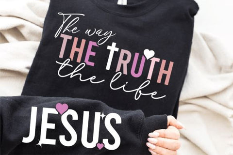 oho Christian Svg Png Bundle, Religious svg, Sleeve Sweatshirt Design Svg, Bible Verse Svg, Psalm Svg, Jesus Svg, God Svg, Faith Svg, Png SVG BB Type Studios 