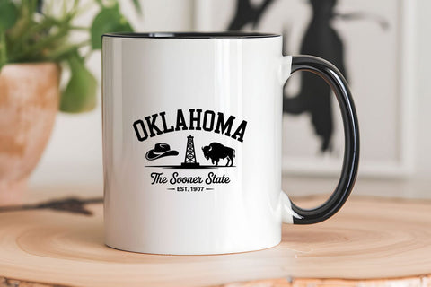 Oklahoma The Sooner State Est. 1907 SVG Angelina750 
