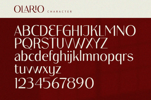 Olario - Sans Serif Font Font Alpaprana Studio 