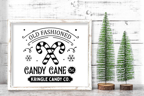 Old fashioned candy cane 5c kringle SVG Design SVG Regulrcrative 