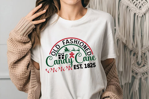 Old Fashioned Candy Cane Est 1825 SVG Angelina750 