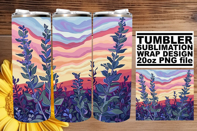 Old-fashioned Garden Harmony: Vintage Tumbler Design Sublimation afrosvg 