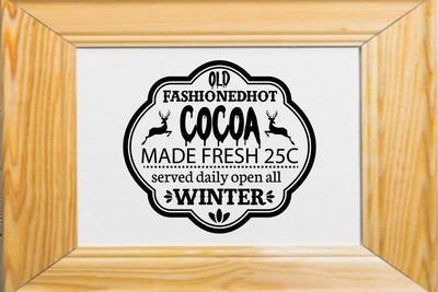 Old fashioned hot cocoa made fresh 25c served daily open all winter SVG Angelina750 