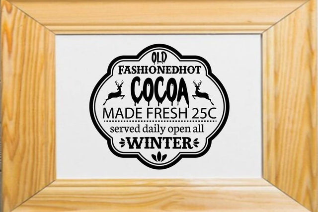 Old fashioned hot cocoa made fresh 25c served daily open all winter SVG Angelina750 