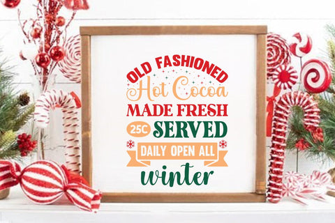 Old fashioned hot cocoa made fresh 25c served daily open all winter SVG Angelina750 