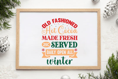 Old fashioned hot cocoa made fresh 25c served daily open all winter SVG Angelina750 