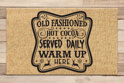 Old fashioned hot cocoa served daily warm up here SVG Angelina750 