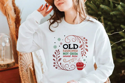 Old fashioned hot cocoa served here SVG Angelina750 