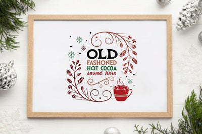 Old fashioned hot cocoa served here SVG Angelina750 