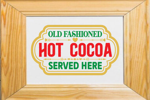 Old fashioned hot cocoa served here SVG Angelina750 
