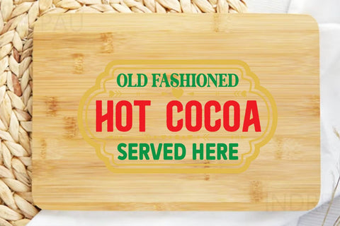 Old fashioned hot cocoa served here SVG Angelina750 