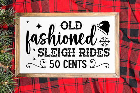 Old fashioned sleigh rides 50 cents SVG Design SVG Regulrcrative 