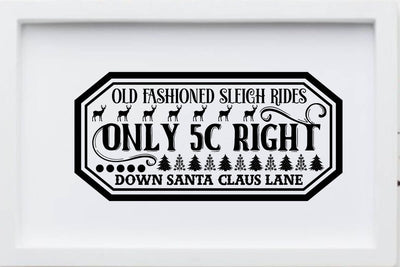 Old fashioned sleigh rides 5c SVG Angelina750 