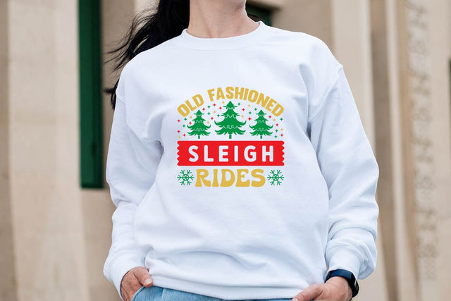 Old fashioned sleigh rides SVG Angelina750 