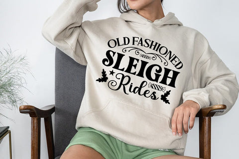 Old fashioned sleigh rides SVG Angelina750 
