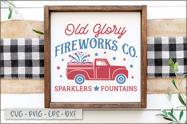 Old glory fireworks co. sparklers fountains Sign SVG SVG Shetara Begum 