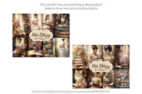 Old Library Junk Journal Kit | Victorian Ephemera SVG GlamArtZhanna 