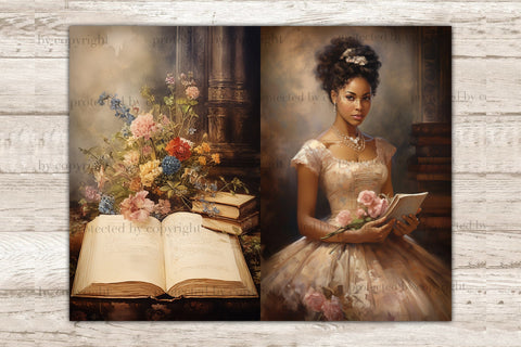 Old Library Junk Journal Kit | Victorian Ephemera SVG GlamArtZhanna 