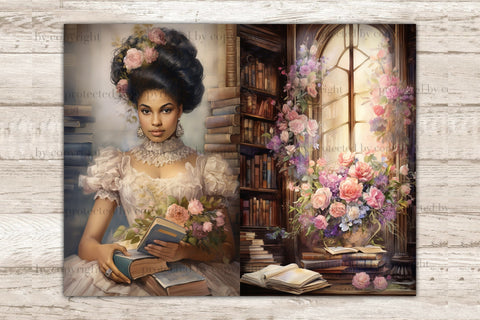 Old Library Junk Journal Kit | Victorian Ephemera SVG GlamArtZhanna 