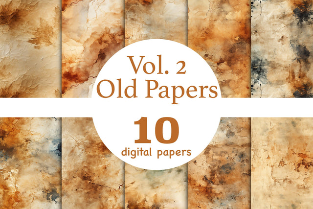 Old Paper Backgrounds | Distressed Pattern Collection Digital Pattern GlamArtZhanna 