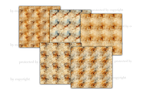 Old Paper Backgrounds | Vintage Paper Textures Bundle Digital Pattern GlamArtZhanna 