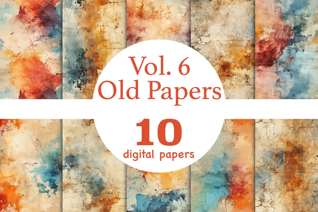 Old Paper Textures Collection | Antique Seamless Pattern Digital Pattern GlamArtZhanna 