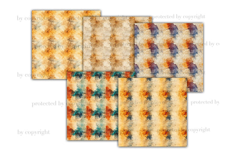 Old Paper Textures | Grunge Background Paper Set Digital Pattern GlamArtZhanna 