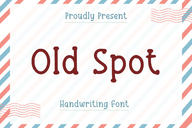 Old Spot Font Aisyah 
