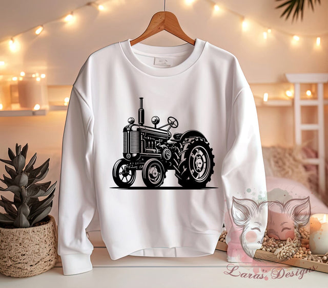 Old Tractor, Tractor PNG, Farm Equipment, Vintage Tractor, Tractor Sublimation, Digital Download, Rustic Decor, Farm Life Art Sublimation Lara' s Designs 